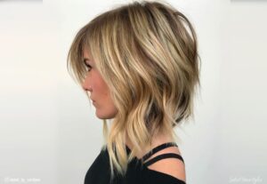 A-Line Lob | 7 Haircuts for Ladies with Round Faces