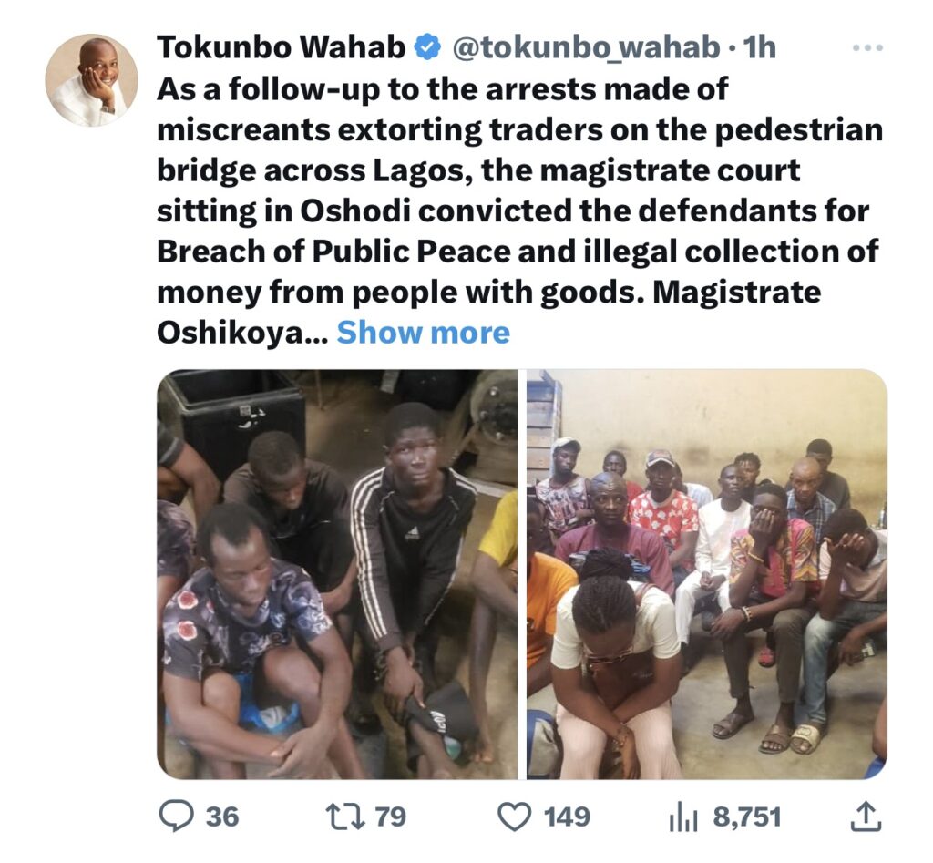 “Lagos State Government Stop the Extortion on Yaba Pedestrian Bridge”