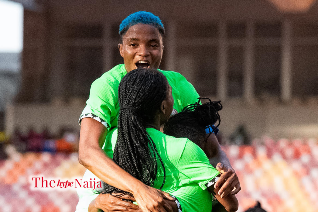 "Nigeria’s Super Falcons Clinch Olympic Berth in Tense Showdown Against South Africa"