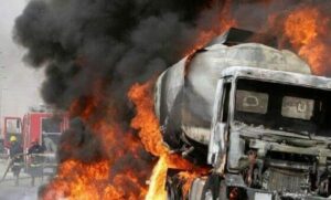 Tragedy on the Lagos-Abeokuta Expressway: Gas Tanker Explosion Blamed on Brake Failure, Leaves One Dead