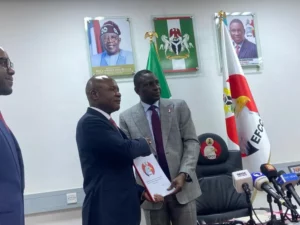 Enugu Governor Mba Receives Recovered Assets from EFCC