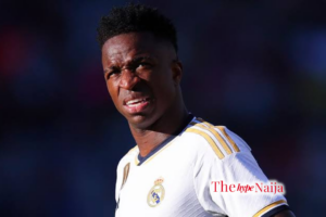 “Liverpool, Chelsea, and Paris Saint-Germain (PSG) Eye Record Bid for Real Madrid’s Vinicius Junior Amid Mbappe’s Arrival”