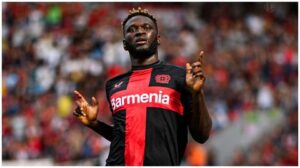 Leverkusen Seal Historic Feat: Boniface Bags Brace as Unbeatables Conquer Augsburg