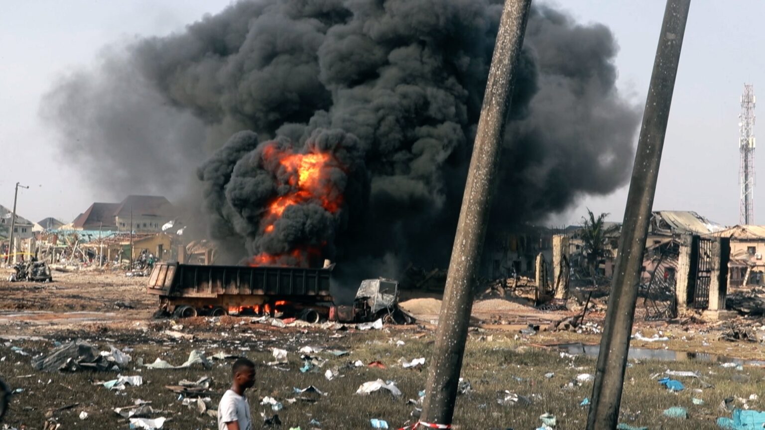 Inferno Engulfs NNPC Depot in Apapa, Lagos: Cause Under Investigation