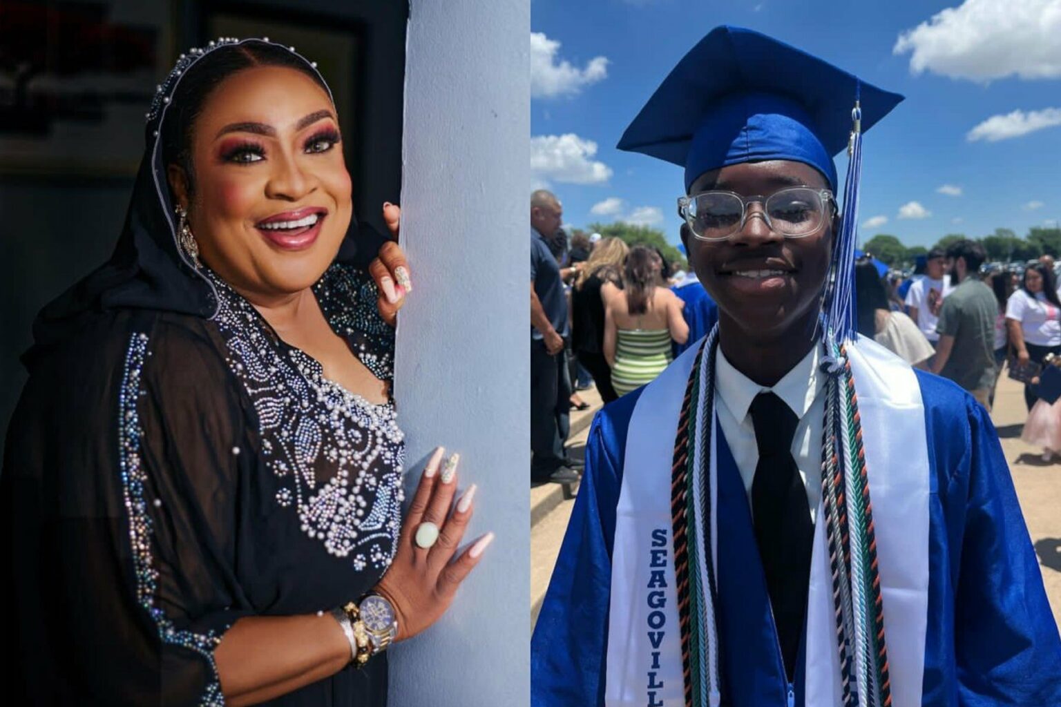 Tears of Joy: Actress Foluke Daramola Celebrates Son's Emotional High School Graduation