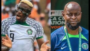 Gloves Up: Social Media Erupts as Rapper Defends Osimhen in Feud with Former Coach Finidi