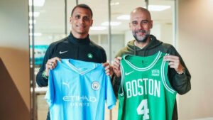 Soccer Mastermind Pep Guardiola Mentors Celtics Coach Joe Mazzulla Before NBA Finals