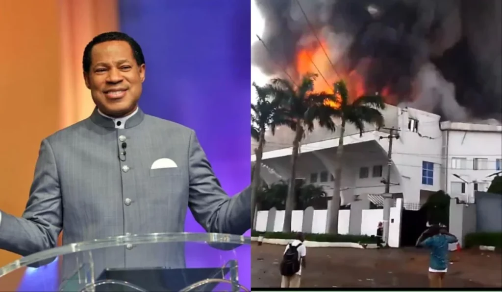 From Ashes to Glory? Pastor Chris Oyakhilome Pledges Grand Rebuild After Christ Embassy Fire