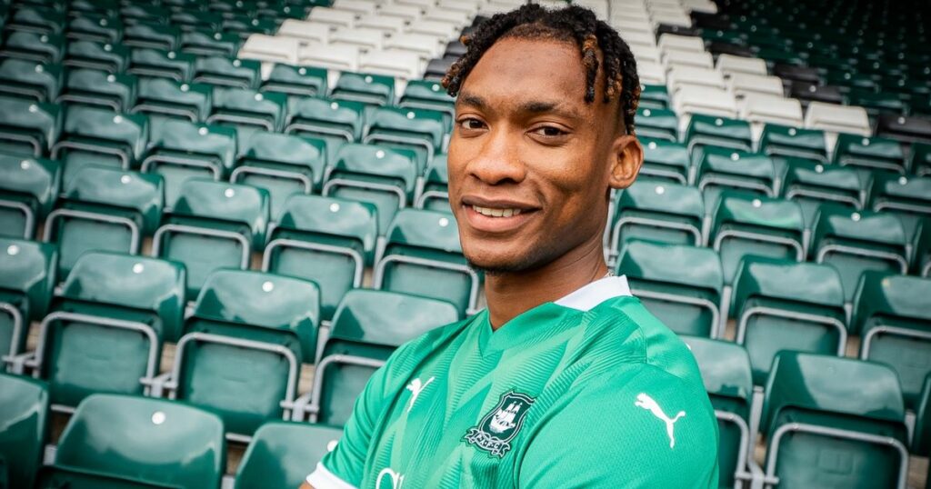 Nigerian Forward Tijani Sets Sights on Goals After Loan Move to Plymouth Argyle