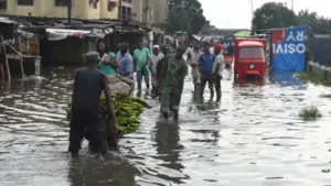 Flood Fury: Lagos Man Electrocuted While Wading Through Water