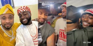 Davido Showers Cousin B-Red with N10 Million Cash on Birthday