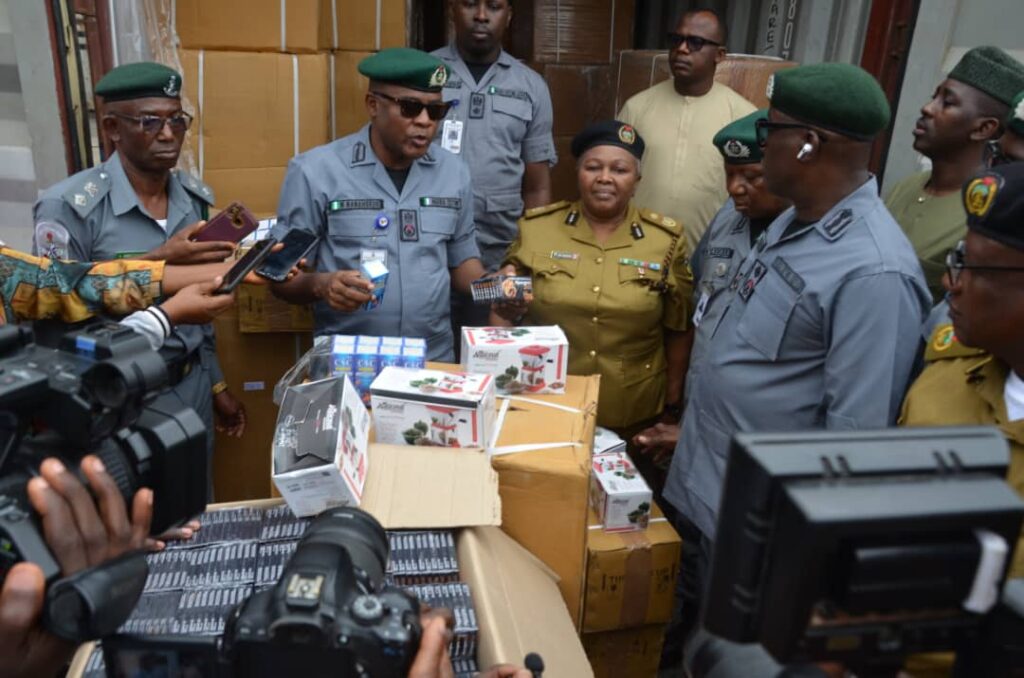 Massive Seizure: Customs Net N13.9 Billion Shipment of Arms, Drugs, and Contraband in Rivers State