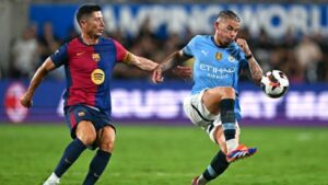 Storm Halts the Show: Weather Delays Manchester City vs Barcelona Clash