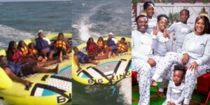 A Splash of Fun: Mercy Johnson and Family's Water Vacation