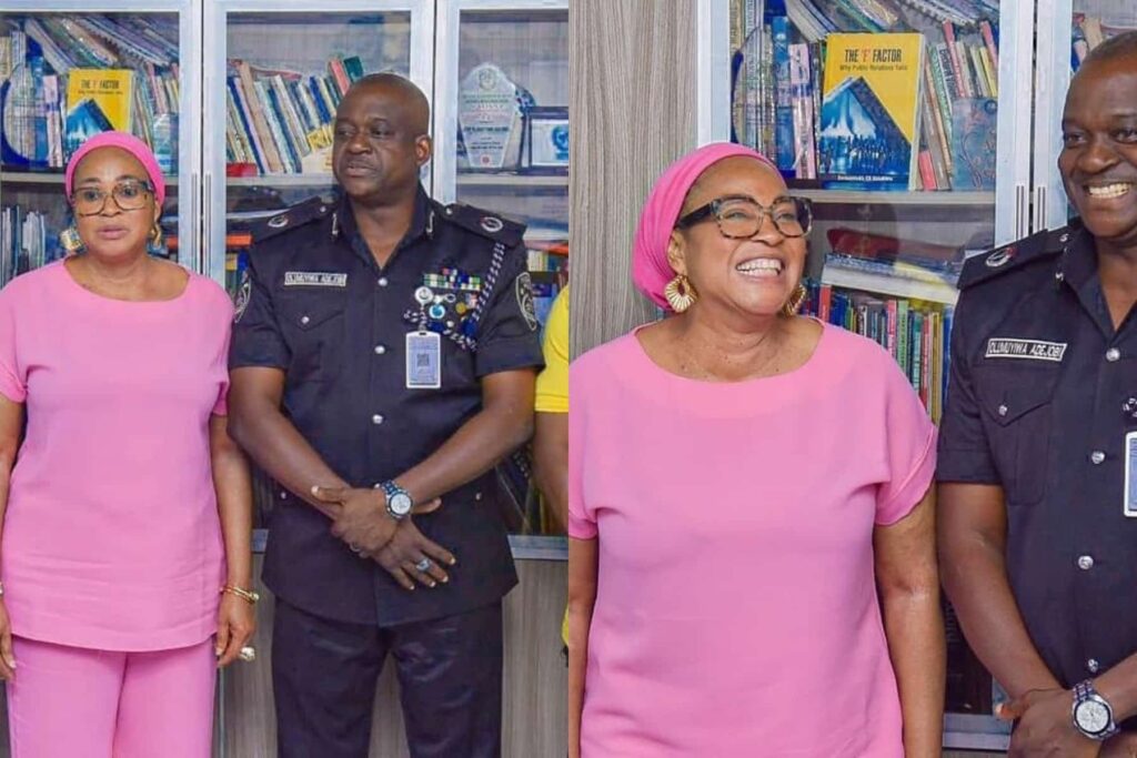 Bukky Wright Meets with Nigeria Police PRO in Abuja