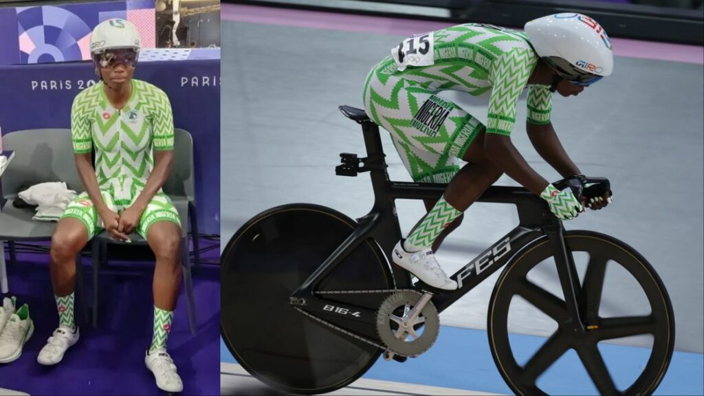 Olympics: Nigerian Cyclist Ese Ukpeseraye Borrows Bicycle from German Team for Track Event