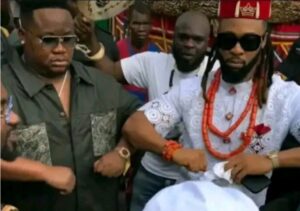 Flavour's London Triumph Recognized by Cubana Chief Priest with Floral Tribute