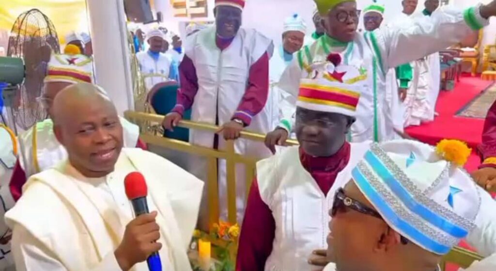 Davido's Divine Intervention: Singer Joins Father and Governors in Surulere Church