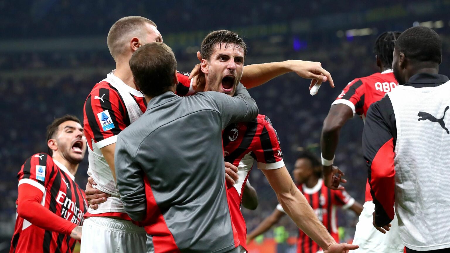 AC Milan ends derby drought with thrilling 2-1 victory over Inter, thanks to Matteo Gabbia's late header