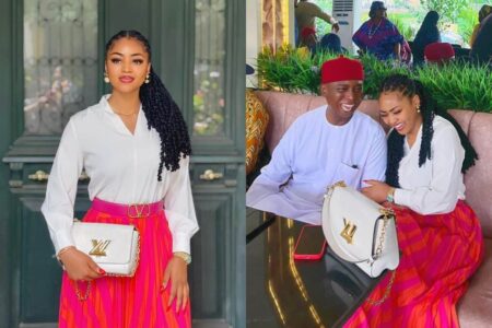 Nollywood Star Regina Daniels and Husband Ned Nwoko's Public Display of Affection Sparks Social Media Frenzy