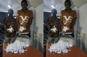 Lagos State Police Command arrests two drug dealers with 120 pellets of cocaine in Ojo area.