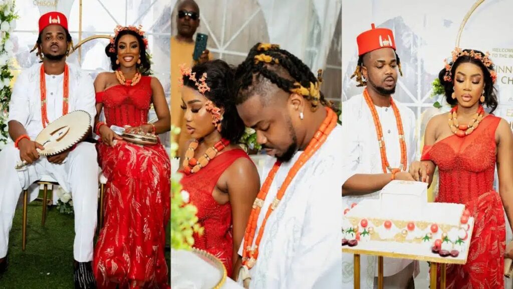 Music producer Rexxie weds fiancée Chisom in a star-studded traditional ceremony in Lagos