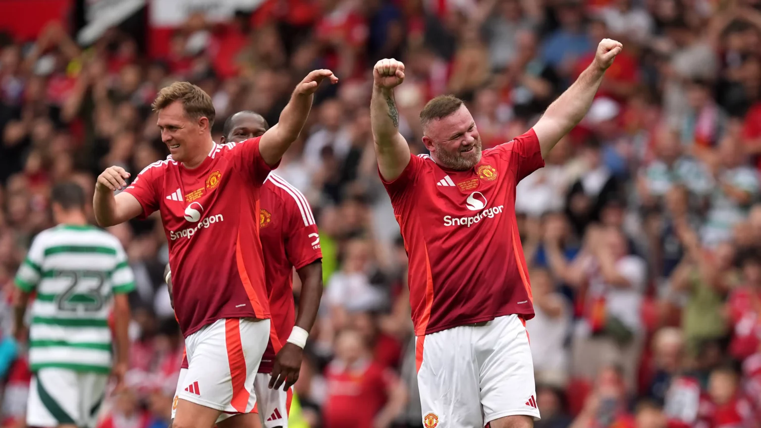 Rooney Pokes Fun at Himself After Scoring on Man Utd Return