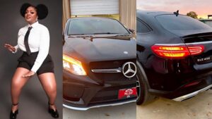 Eniola Badmus Treats Herself to a Luxury Car and Flowers Ahead of Birthday