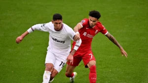 Liverpool's Fearsome Forward Line Shines as Jota and Gakpo Bag Braces in Victory Over West Ham