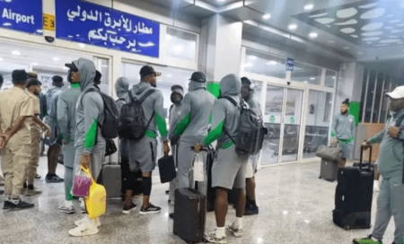 Super Eagles forced to pull out of AFCON qualifier after being stranded for 12 hours at Libyan airport.