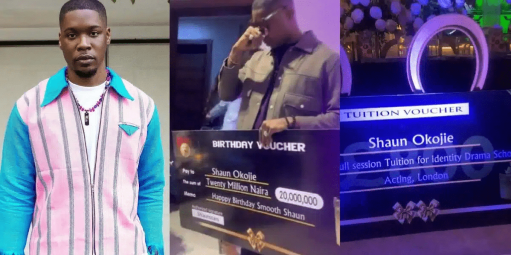 BBNaija Star's Birthday Celebration Sparks Skepticism as Shaun Receives Alleged N20M Gift Package Amid Economic Hardship