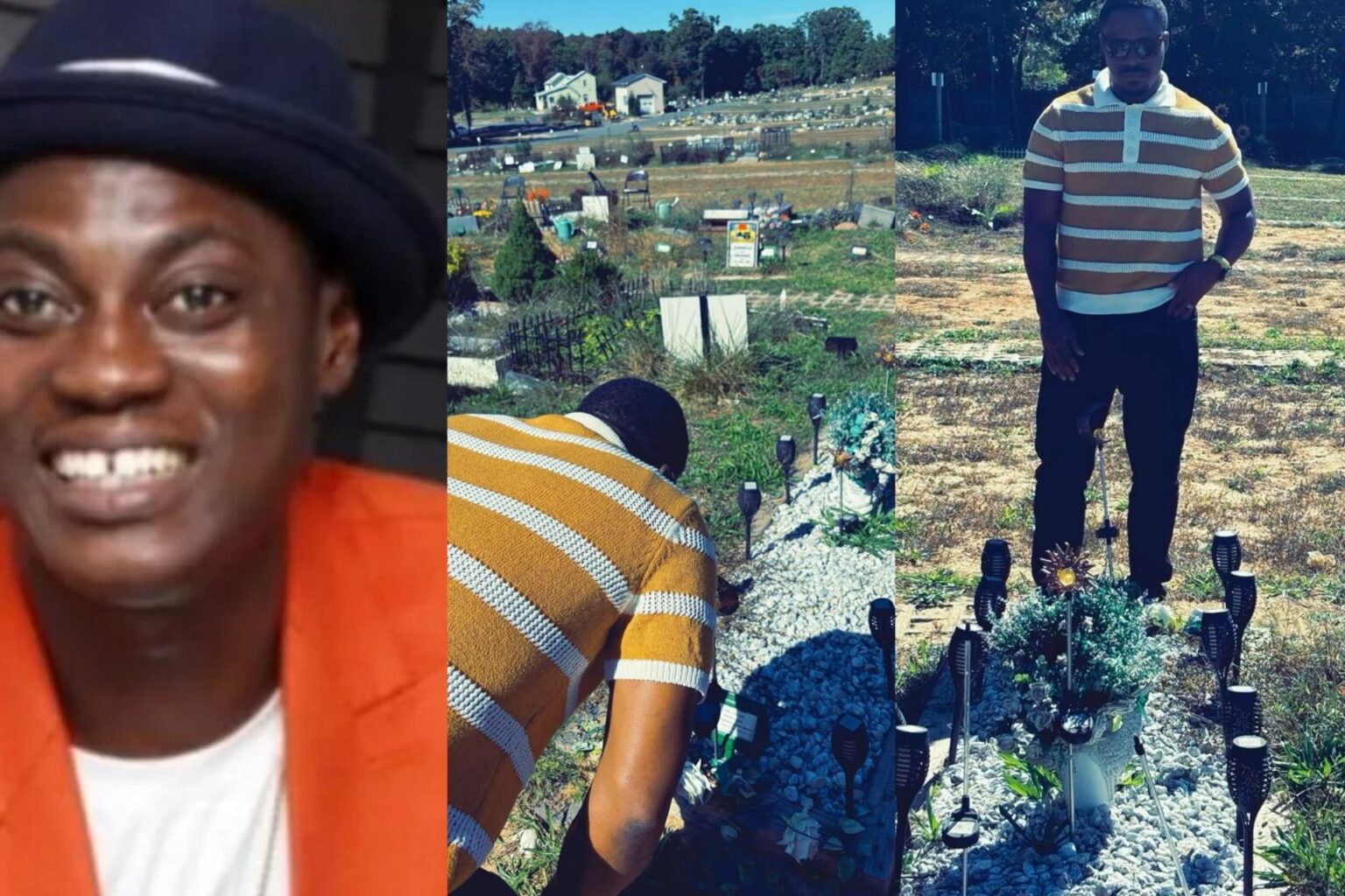 Nigerian Music Star Jaywon Pays Emotional Tribute at Sound Sultan's Grave