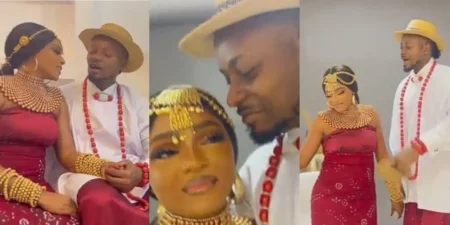 BBNaija Stars KellyRae and Kassia Make Royal Impression in Traditional Splendor at Olu of Warri's Palace