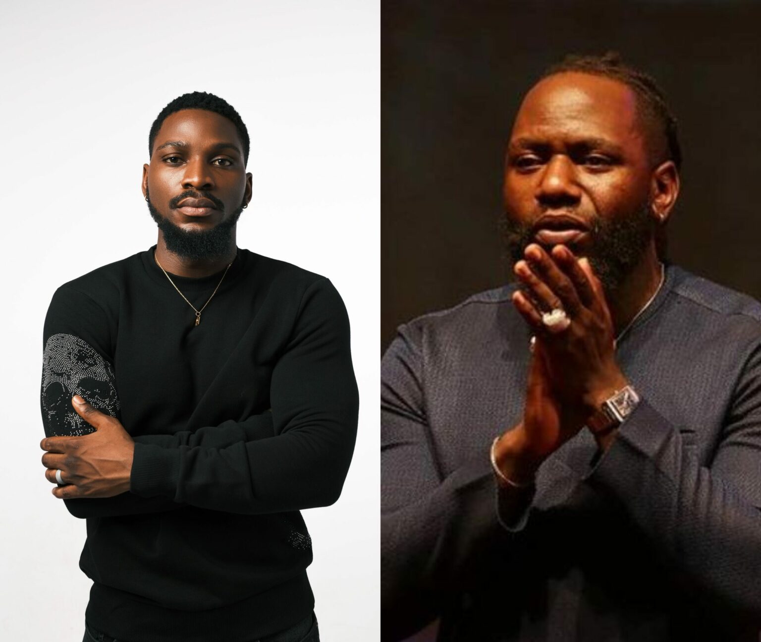 Nollywood Star Tobi Bakre Sparks Debate After Playfully Lifting Pastor Jimmy Odukoya During Church Service