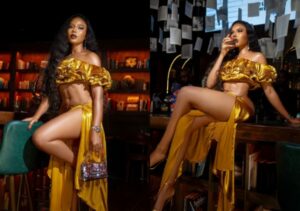 Nollywood Icon Nancy Isime Merges High Fashion with Brand Innovation in Spectacular Gold Ensemble