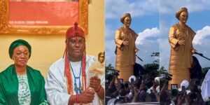 Ooni of Ife Sparks Controversy with Unveiling of First Lady Oluremi Tinubu's Statue at OAU