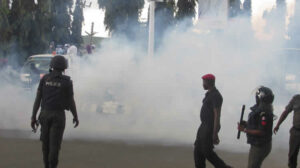 Tear Gas and Tension Mark #ENDSARS 4th Anniversary at Lekki Toll Gate