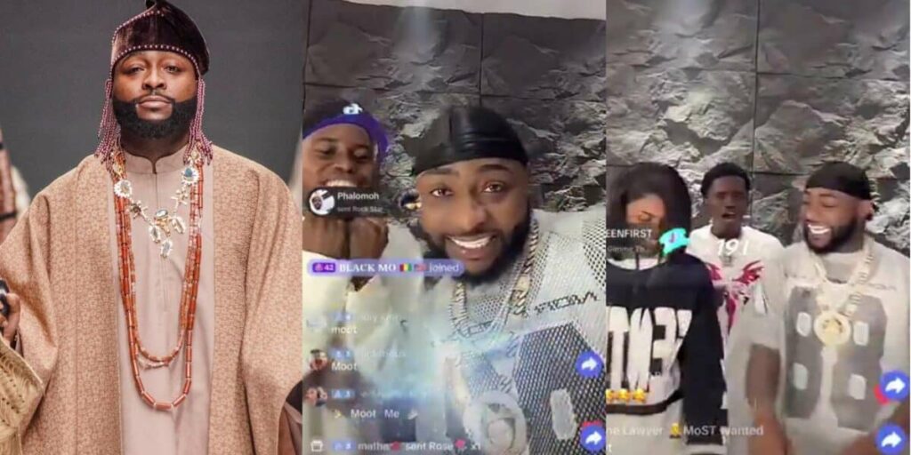 Davido's Historic Live Stream with Peller Generates Staggering $150K in Virtual Gifts