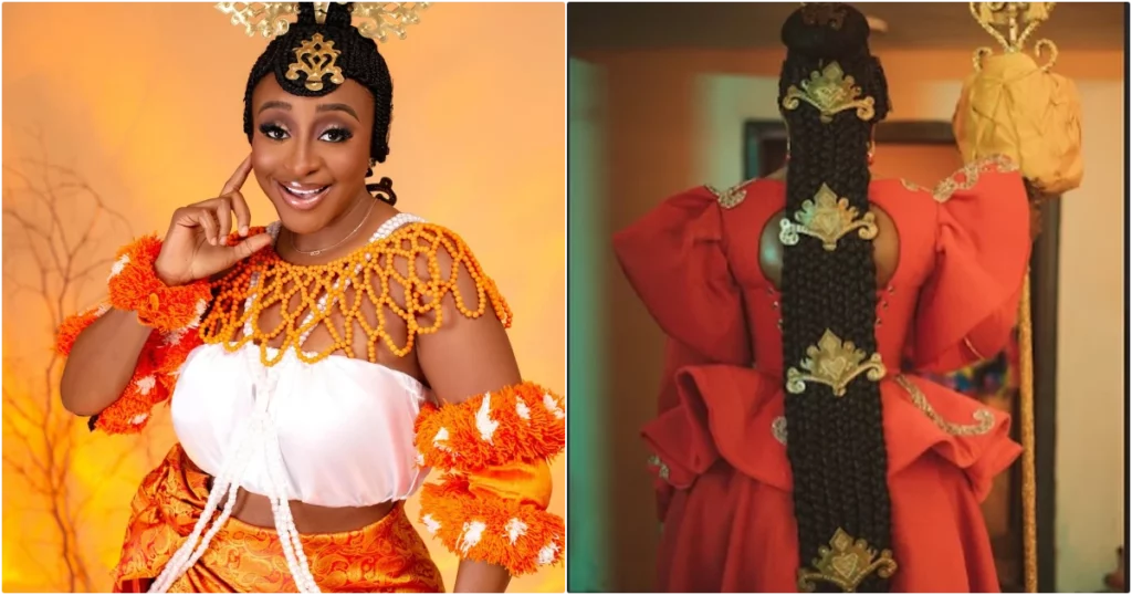 Ini Edo's Efik Bridal Attire Ignites Wedding Frenzy, Star Sets Record Straight