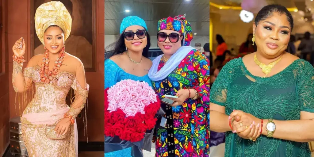 Regina Daniels and Mother Rita Create Stir with Unexpected Appearance at Celestial Church Anniversary