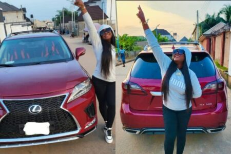 Nollywood's Ruth Eze Celebrates Success with New Car Purchase