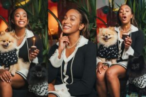 DJ Cuppy Embraces 32nd Birthday with Furry Companions Amid Year of Personal Growth