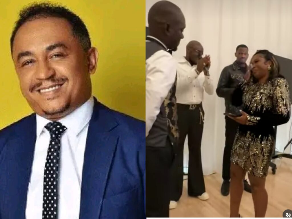 Controversy Stirs as Daddy Freeze's Online Church Celebrates First Wedding with Pastor Tobi Adegboyega