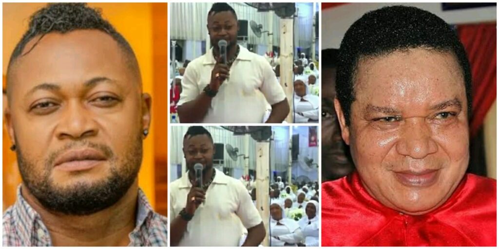 Nollywood Star Vincent Opurum Stirs Controversy with "King of Kings" Declaration at Brotherhood of Cross and Star Headquarters