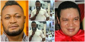 Nollywood Star Vincent Opurum Stirs Controversy with "King of Kings" Declaration at Brotherhood of Cross and Star Headquarters