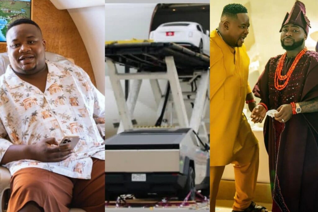 Davido's Luxury Fleet Arrival Sparks Celebrity Celebration in Lagos