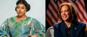 Nollywood Star, Biodun Okeowo's Support for Kamala Harris Sparks Social Media Controversy