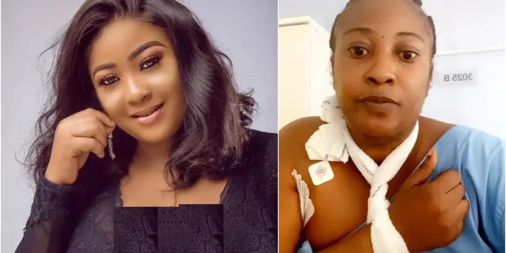 Nollywood Community Rallies Behind Tope Osoba as Fellow Actress Tawa Ajisefinni Shares Emotional Message of Support Following Cancer Surgery