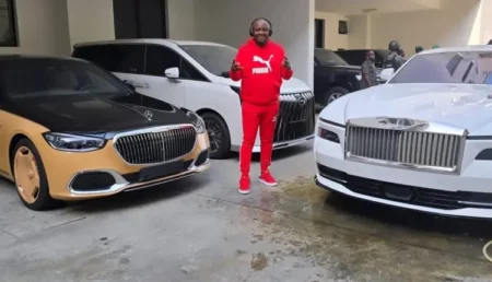 Davido's Latest Rolls Royce Sparks Social Media Frenzy as Israel DMW Showcases 2025 Model