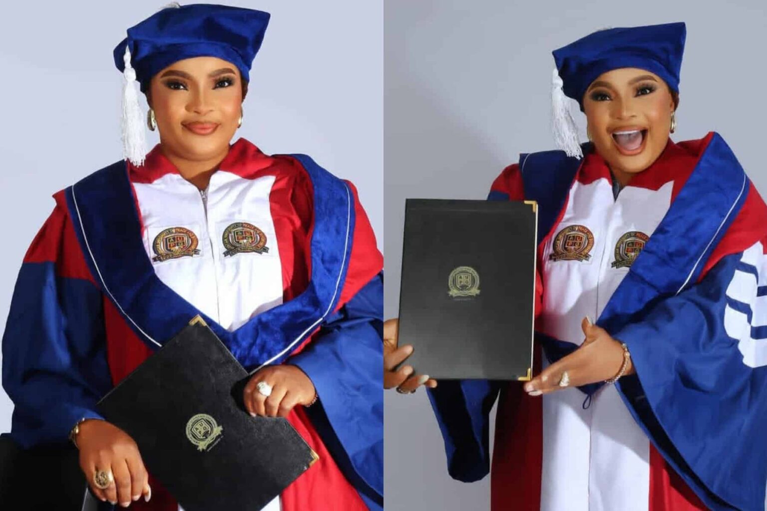 Nollywood Star Laide Bakare Celebrates Doctorate Conferment from American University